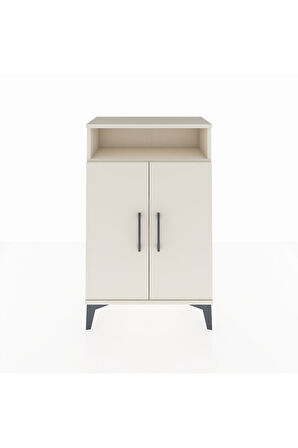 Arges Komodin 3 Raflı 2 Kapaklı 60x30x96 Aytaşı-Aytaşı