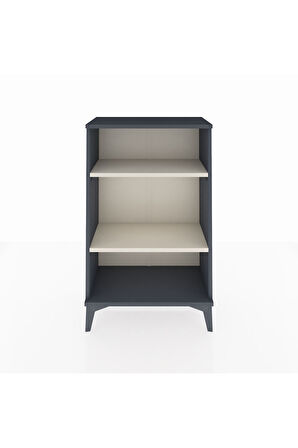 Arges Komodin 2 Raflı 60x30x96 Antrasit-Aytaşı
