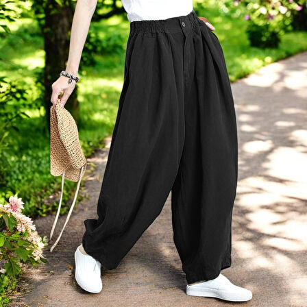 Yazlık Tasarım Şalvar Pantolon