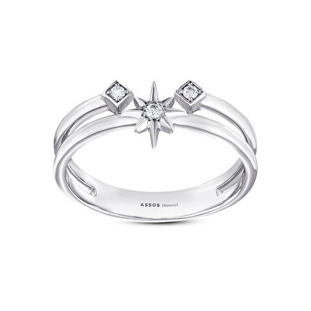 0.05 Karat Tasarım Pırlanta Yüzük