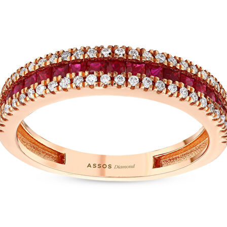 0.20 Karat Pırlanta Yarımtur Yüzük