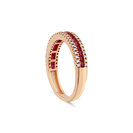 0.21 Karat Pırlanta Yarımtur Yüzük