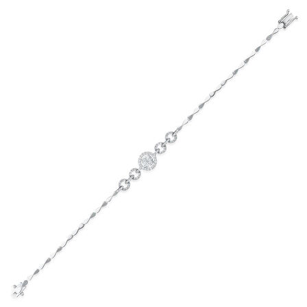 0.49 Karat Pırlanta Tasarım Bileklik