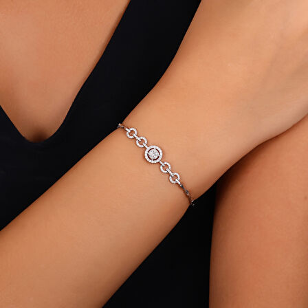 0.49 Karat Pırlanta Tasarım Bileklik