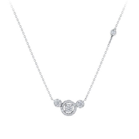 0.24 Karat Pırlanta Tria Kolye