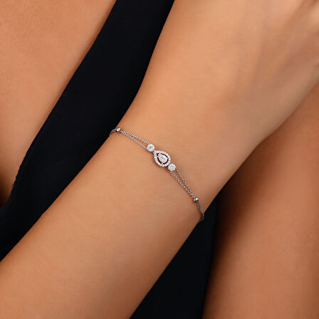 0.24 Karat Pırlanta Tasarım Bileklik