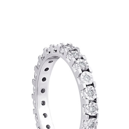 0.25 Karat Pırlanta Yarım Tur Yüzük