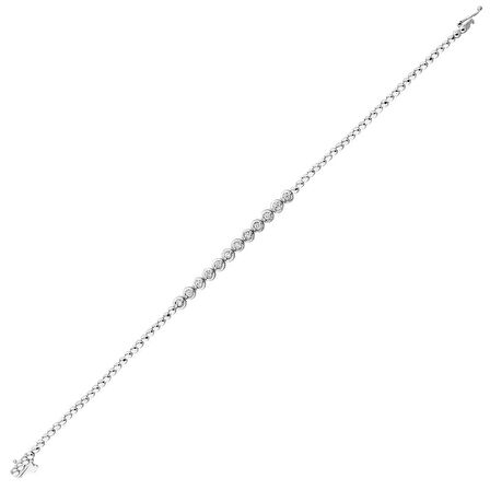 0.27 Karat Pırlanta Su Yolu Bileklik