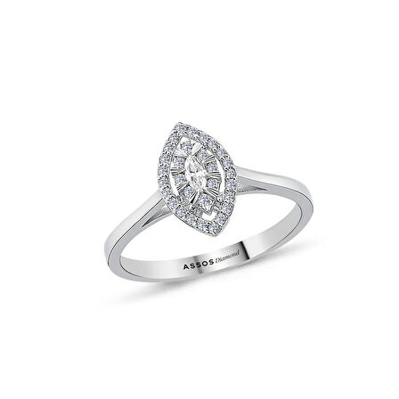 0.23 Karat Pırlanta Fantezi Yüzük