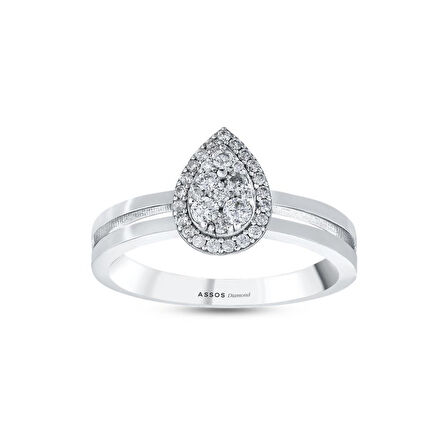 0.24 Karat Pırlanta Fantezi Yüzük