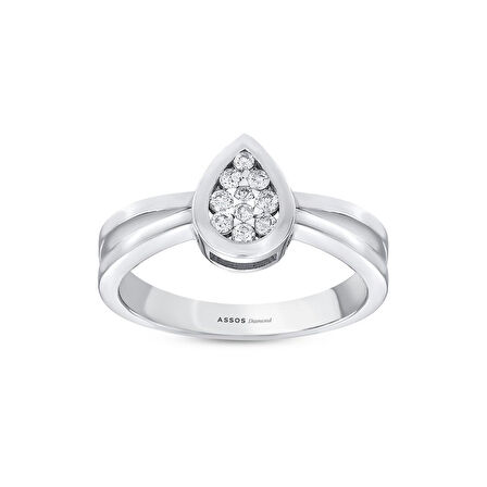 0.18 Karat Pırlanta Fantezi Yüzük