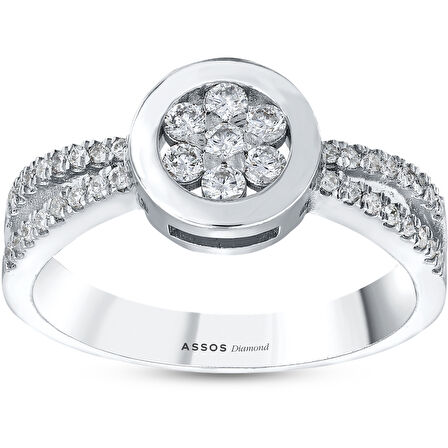 0.38 Karat Pırlanta Fantezi Yüzük