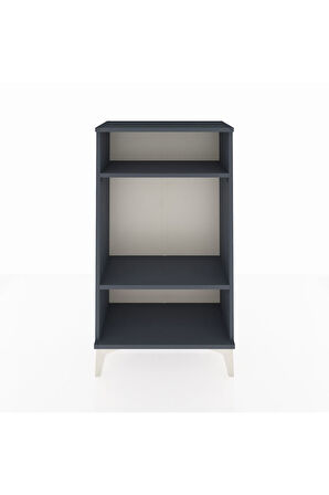 Arges Komodin 2 Raflı 60x30x106 Antrasit-Antrasit