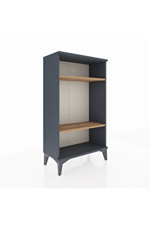 Arges Komodin 2 Raflı 60x30x106 Antrasit-Çam