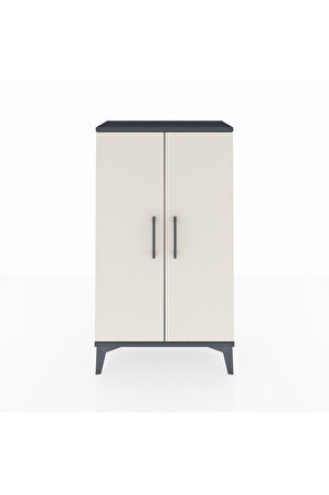 Arges Komodin 2 Kapaklı 60x30x106 Antrasit-Aytaşı