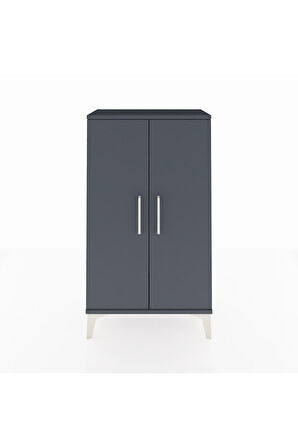 Arges Komodin 2 Kapaklı 60x30x106 Antrasit-Antrasit