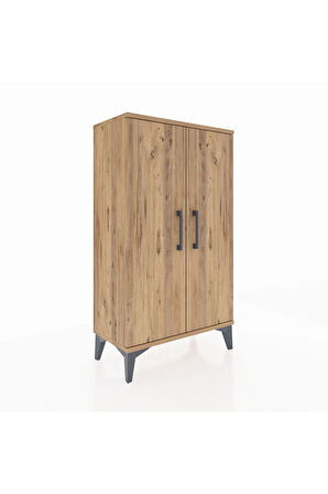 Arges Komodin 2 Kapaklı 60x30x106 Çam-Çam