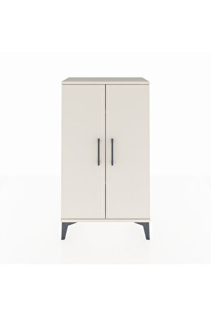 Arges Komodin 2 Raflı 2 Kapaklı 60x30x106 Aytaşı-Aytaşı