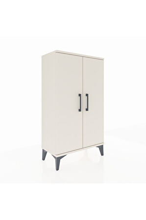 Arges Komodin 2 Raflı 2 Kapaklı 60x30x106 Aytaşı-Aytaşı