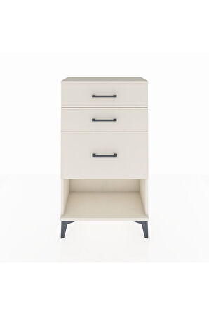 Arges Komodin 3 Çekmeceli 60x30x106 Aytaşı-Aytaşı