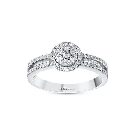 0.50 Karat Pırlanta Fantezi Yüzük