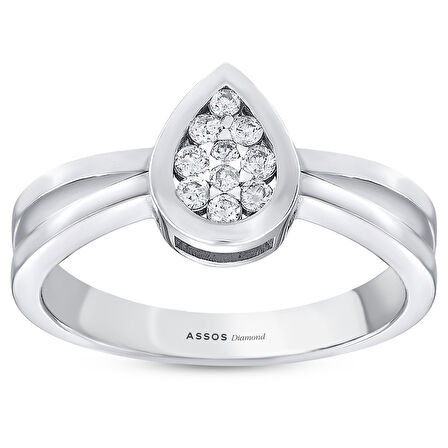 0.16 Karat Pırlanta Fantezi Yüzük