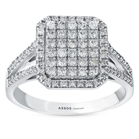 0.64 Karat Pırlanta Fantezi Yüzük