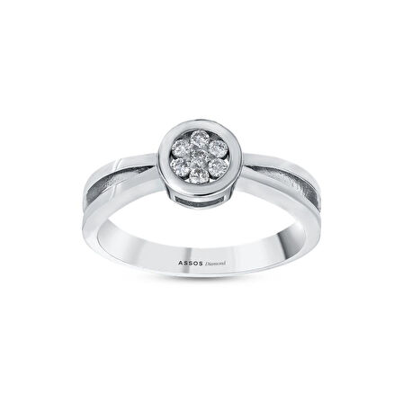 0.12 Karat Pırlanta Fantezi Yüzük