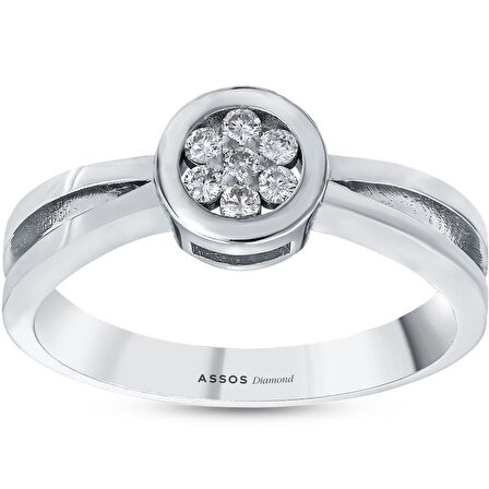 0.12 Karat Pırlanta Fantezi Yüzük