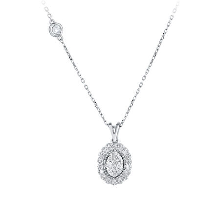 0.23 Karat Pırlanta Fantezi Kolye