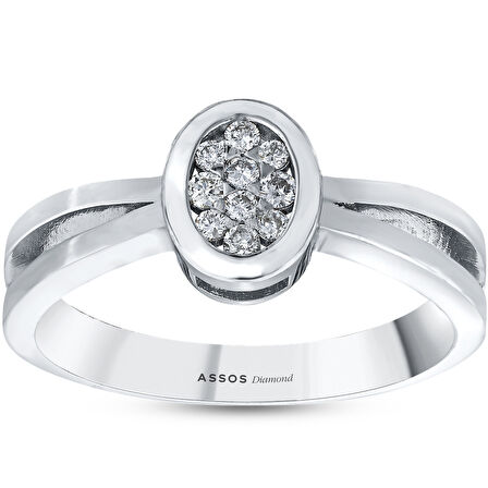 0.07 Karat Pırlanta Fantezi Yüzük