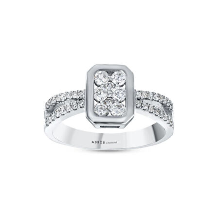 0.46 Karat Pırlanta Fantezi Yüzük