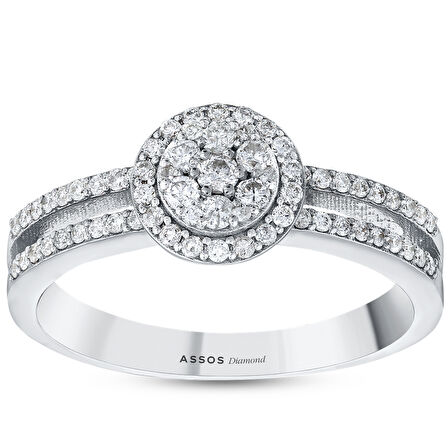 0.50 Karat Pırlanta Fantezi Yüzük