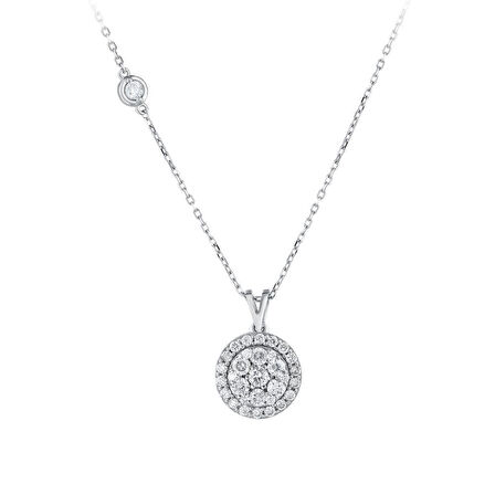 0.23 Karat Pırlanta Fantezi Kolye