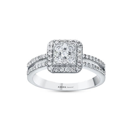 0.44 Karat Pırlanta Fantezi Yüzük