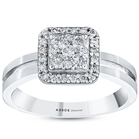 0.27 Karat Pırlanta Fantezi Yüzük