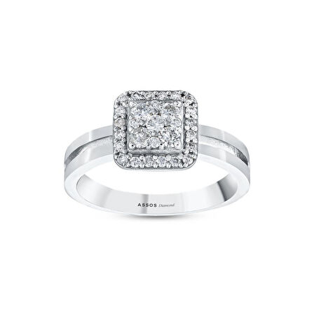 0.38 Karat Pırlanta Fantezi Yüzük