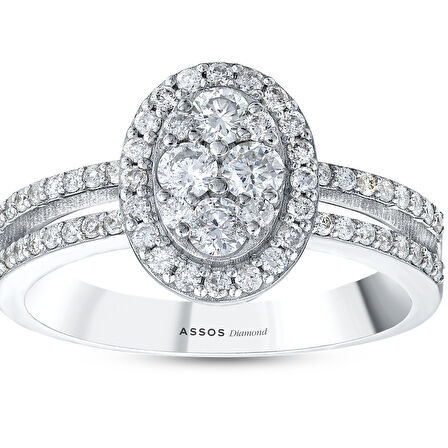 0.64 Karat Pırlanta Fantezi Yüzük