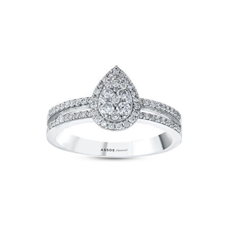 0.38 Karat Pırlanta Fantezi Yüzük