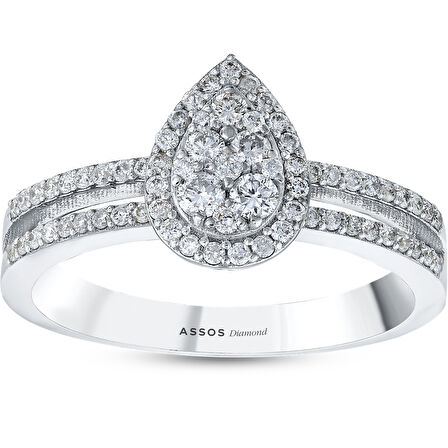 0.76 Karat Pırlanta Fantezi Yüzük