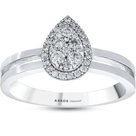 0.41 Karat Pırlanta Fantezi Yüzük