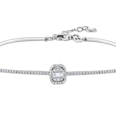 0.31 Karat Baget Pırlanta Bileklik