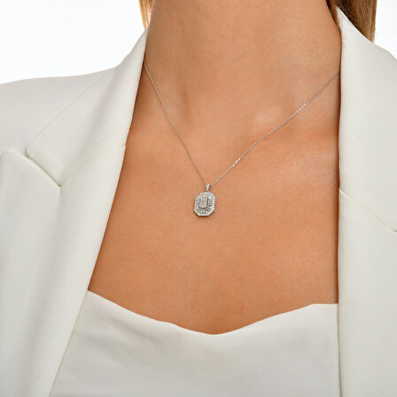 Baget Pırlanta Kolye