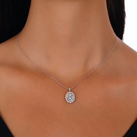 0.66 Karat Pırlanta Fantezi Kolye