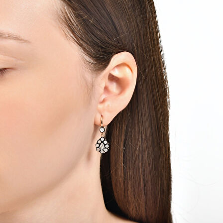 0.09 Karat Elmas Fantezi Küpe