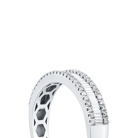 0.10 Karat Yarım Tur Pırlanta Yüzük