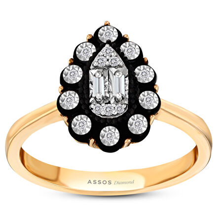 0.08 Karat Venüs Elmas Yüzük