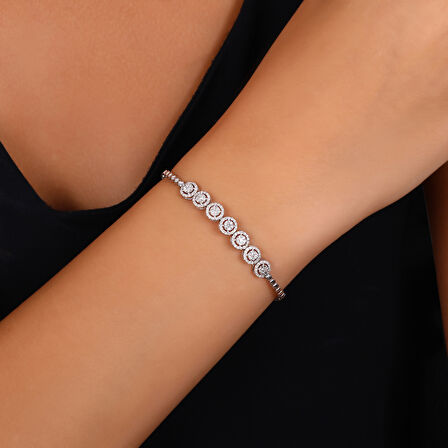 0.57 Karat Pırlanta Tasarım Bileklik