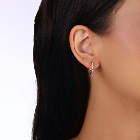 0.22 Karat Pırlanta Halka Küpe