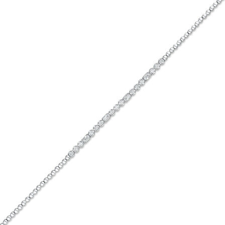 0.36 Karat Pırlanta Su Yolu Bileklik